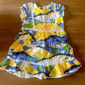 Mini Boden farm print dress